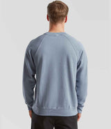 Fruit of the Loom Classic Raglan Sweatshirt | Mineral Blue thumbnail 2