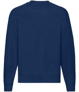 Fruit of the Loom Classic Raglan Sweatshirt | Navy thumbnail 4