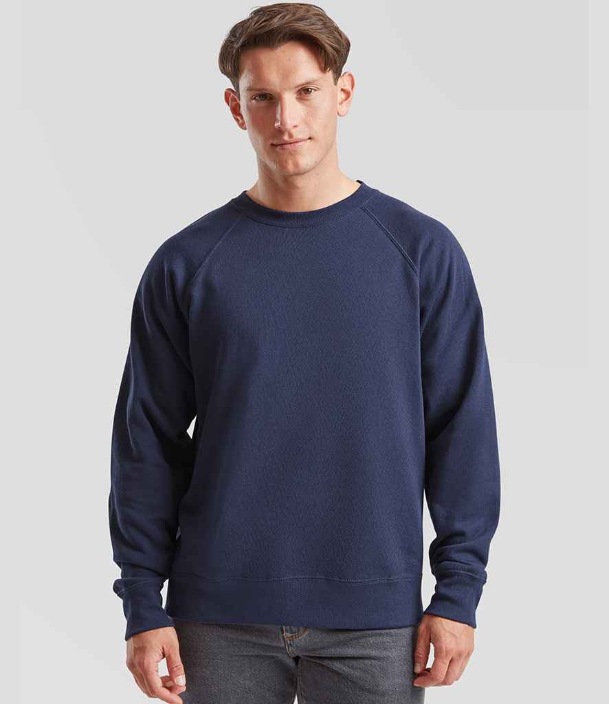 Fruit of the Loom Classic Raglan Sweatshirt | Navy