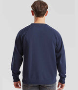 Fruit of the Loom Classic Raglan Sweatshirt | Navy thumbnail 2