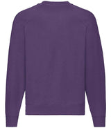 Fruit of the Loom Classic Raglan Sweatshirt | Purple thumbnail 4