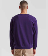 Fruit of the Loom Classic Raglan Sweatshirt | Purple thumbnail 2