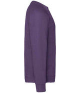 Fruit of the Loom Classic Raglan Sweatshirt | Purple thumbnail 5