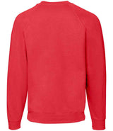Fruit of the Loom Classic Raglan Sweatshirt | Red thumbnail 4