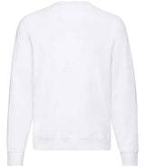 Fruit of the Loom Classic Raglan Sweatshirt | White thumbnail 4