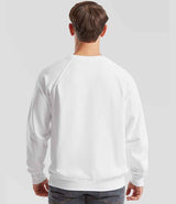 Fruit of the Loom Classic Raglan Sweatshirt | White thumbnail 2