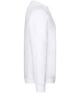 Fruit of the Loom Classic Raglan Sweatshirt | White thumbnail 5