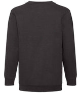 Fruit of the Loom Kids Classic Drop Shoulder Sweatshirt | Black thumbnail 5