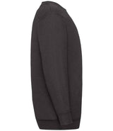 Fruit of the Loom Kids Classic Drop Shoulder Sweatshirt | Black thumbnail 6