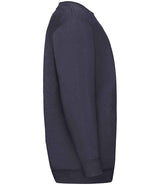 Fruit of the Loom Kids Classic Drop Shoulder Sweatshirt | Deep Navy thumbnail 6