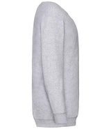 Fruit of the Loom Kids Classic Drop Shoulder Sweatshirt | Heather Grey thumbnail 6