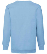 Fruit of the Loom Kids Classic Drop Shoulder Sweatshirt | Sky Blue thumbnail 5