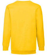 Fruit of the Loom Kids Classic Drop Shoulder Sweatshirt | Sunflower thumbnail 5