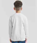 Fruit of the Loom Kids Classic Drop Shoulder Sweatshirt | White thumbnail 2