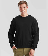 Fruit of the Loom Classic Drop Shoulder Sweatshirt | Black thumbnail 1