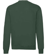 Fruit of the Loom Classic Drop Shoulder Sweatshirt | Bottle Green thumbnail 4