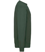 Fruit of the Loom Classic Drop Shoulder Sweatshirt | Bottle Green thumbnail 5