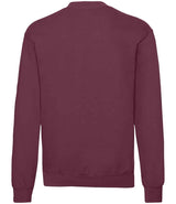 Fruit of the Loom Classic Drop Shoulder Sweatshirt | Burgundy thumbnail 4