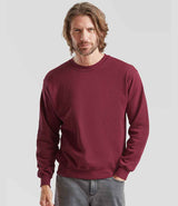 Fruit of the Loom Classic Drop Shoulder Sweatshirt | Burgundy thumbnail 1