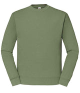 Fruit of the Loom Classic Drop Shoulder Sweatshirt | Classic Olive thumbnail 3