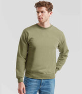 Fruit of the Loom Classic Drop Shoulder Sweatshirt | Classic Olive thumbnail 1