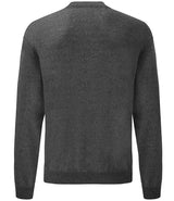 Fruit of the Loom Classic Drop Shoulder Sweatshirt | Dark Heather thumbnail 5