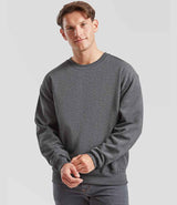 Fruit of the Loom Classic Drop Shoulder Sweatshirt | Dark Heather thumbnail 1
