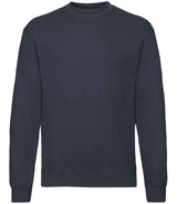 Fruit of the Loom Classic Drop Shoulder Sweatshirt | Deep Navy thumbnail 3
