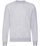 Fruit of the Loom Classic Drop Shoulder Sweatshirt | Heather Grey thumbnail 3