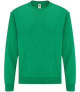 Fruit of the Loom Classic Drop Shoulder Sweatshirt | Heather Green thumbnail 3