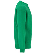 Fruit of the Loom Classic Drop Shoulder Sweatshirt | Heather Green thumbnail 5