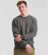 Fruit of the Loom Classic Drop Shoulder Sweatshirt | Light Graphite thumbnail 1