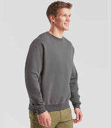 Fruit of the Loom Classic Drop Shoulder Sweatshirt | Light Graphite thumbnail 3