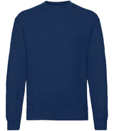 Fruit of the Loom Classic Drop Shoulder Sweatshirt | Navy thumbnail 3