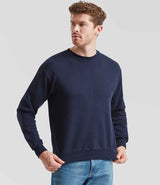 Fruit of the Loom Classic Drop Shoulder Sweatshirt | Navy thumbnail 1