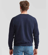 Fruit of the Loom Classic Drop Shoulder Sweatshirt | Navy thumbnail 2