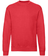 Fruit of the Loom Classic Drop Shoulder Sweatshirt | Red thumbnail 3