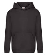 Fruit of the Loom Kids Premium Hooded Sweatshirt | Black thumbnail 4