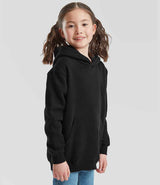 Fruit of the Loom Kids Premium Hooded Sweatshirt | Black thumbnail 3