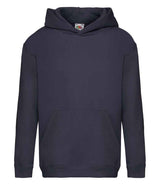Fruit of the Loom Kids Premium Hooded Sweatshirt | Deep Navy thumbnail 4