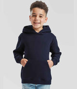 Fruit of the Loom Kids Premium Hooded Sweatshirt | Deep Navy thumbnail 1