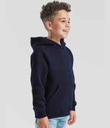 Fruit of the Loom Kids Premium Hooded Sweatshirt | Deep Navy thumbnail 3