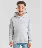 Fruit of the Loom Kids Premium Hooded Sweatshirt | Heather Grey thumbnail 1