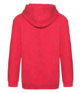 Fruit of the Loom Kids Premium Hooded Sweatshirt | Red thumbnail 5