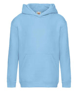 Fruit of the Loom Kids Premium Hooded Sweatshirt | Sky Blue thumbnail 4