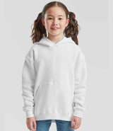 Fruit of the Loom Kids Premium Hooded Sweatshirt | White thumbnail 1