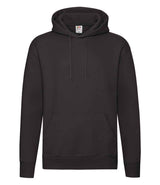 Fruit of the Loom Premium Hooded Sweatshirt | Black thumbnail 4