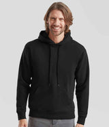 Fruit of the Loom Premium Hooded Sweatshirt | Black thumbnail 1
