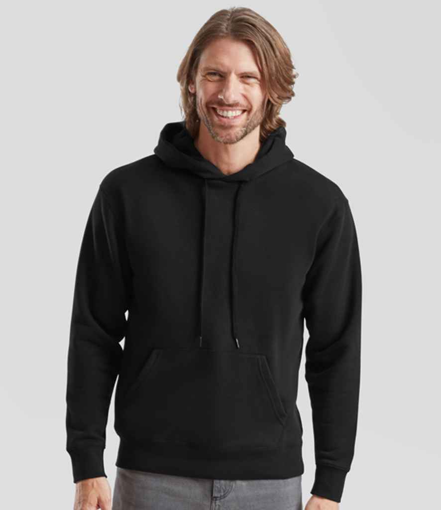 Fruit of the Loom Premium Hooded Sweatshirt | Black
