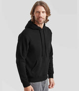 Fruit of the Loom Premium Hooded Sweatshirt | Black thumbnail 3